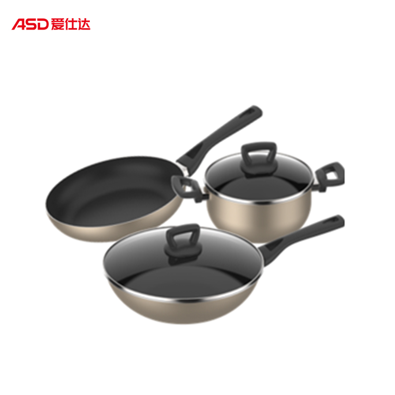 愛(ài)仕達3件(jiàn)套不(bù)粘鍋PL03Z2TG